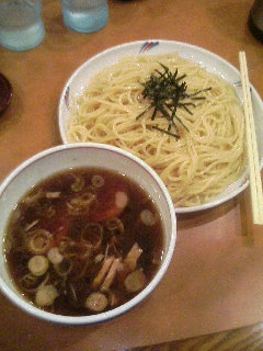 [写真:好日・煮玉子つけめん大盛り]