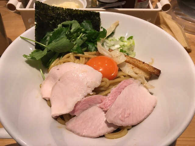 むぎとオリーブ2016年2月の濃厚卵のまぜsoba