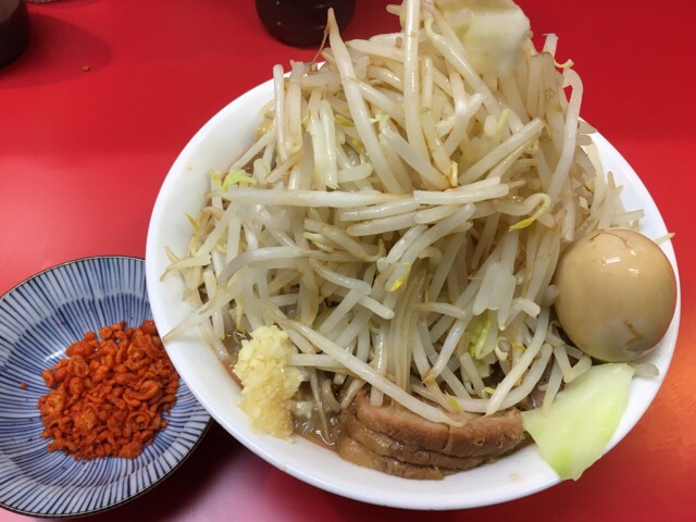 千里2016年10月の味玉ラーメン